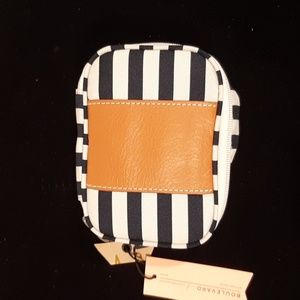 Zoe Nylon Leather Jewelry Case NWT